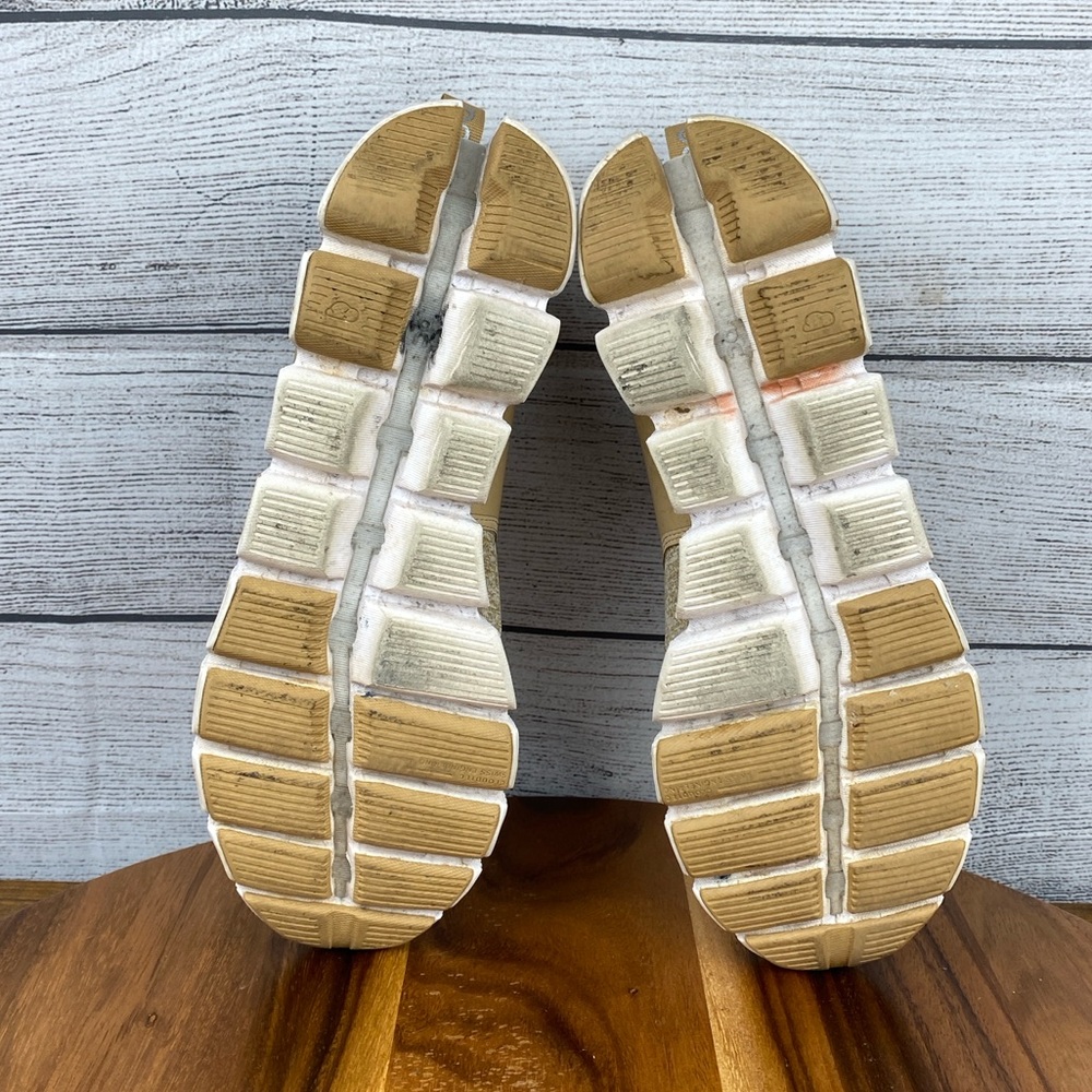 On Running Beige Athletic Shoes - Picture 11 of 14
